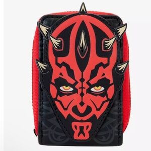 Loungefly Star Wars: Episode I 25th Anniversary Darth Maul Accordion Zip Wallet